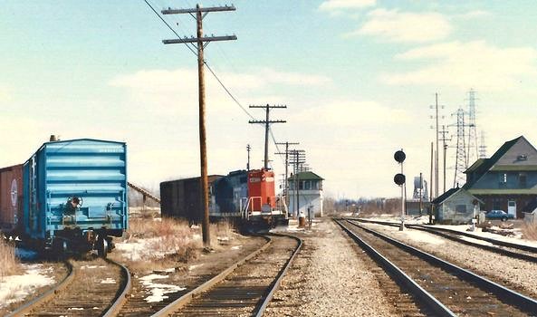 Looking east towards Mershon